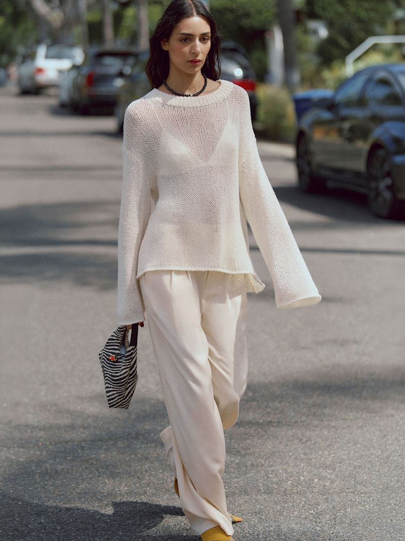 Fior Di Latte Elliot Boucle Crew - Image 2