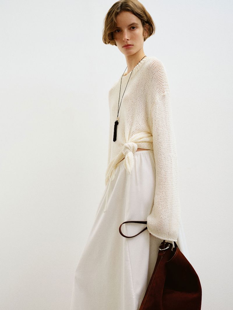 Fior Di Latte Elliot Boucle Crew - Image 4