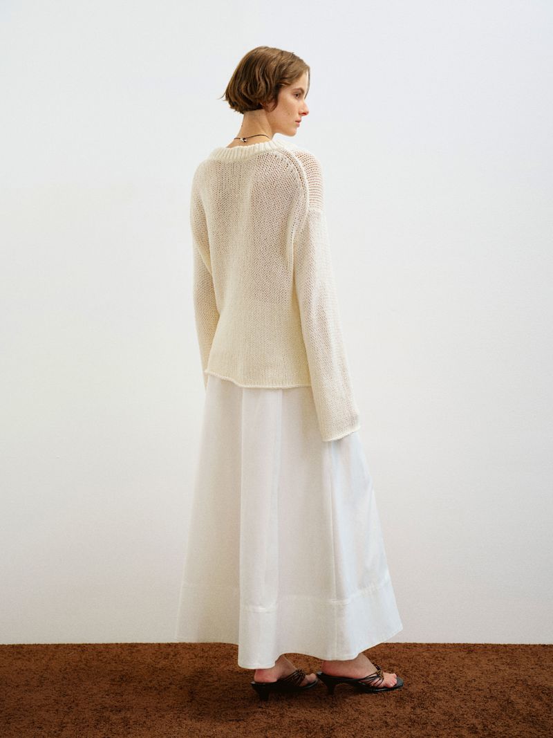 Fior Di Latte Elliot Boucle Crew - Image 6