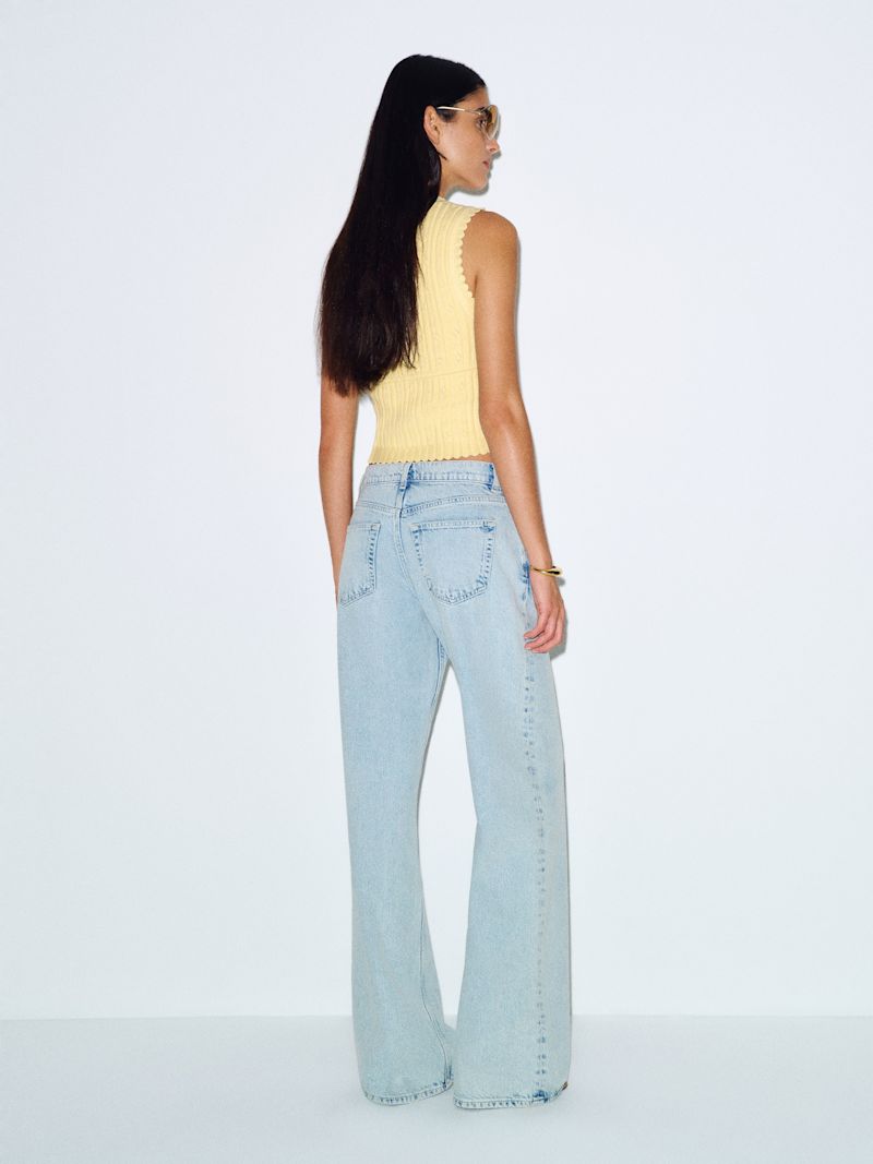 Pineapple Erin Cotton Sweater Tank - Image 4