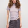 Dream Laurel Sheer Alpaca Mock Neck
