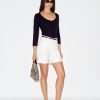 Black Roya Cashmere V-Neck