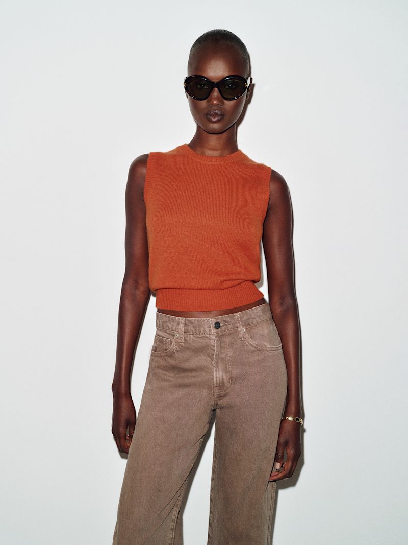 Chili Mango Roxana Cashmere Sweater Tank