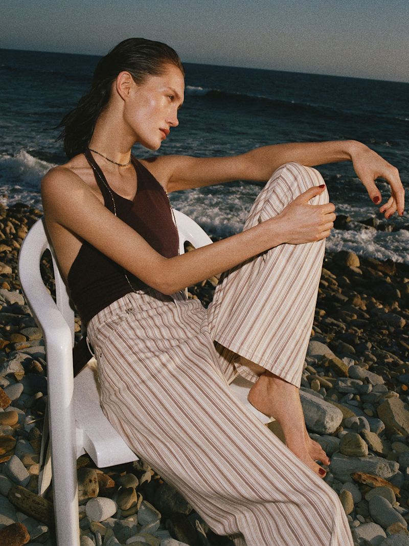 Mahogany Quill Cashmere Halter Tank - Image 6