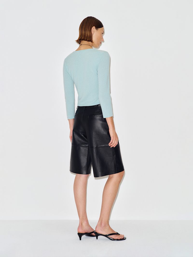 Aquamarine Roya Cashmere V-Neck - Image 6