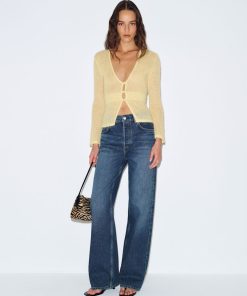 Pineapple Delphine Sheer Cardigan