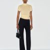 Pineapple Laurel Sheer Alpaca Mock Neck
