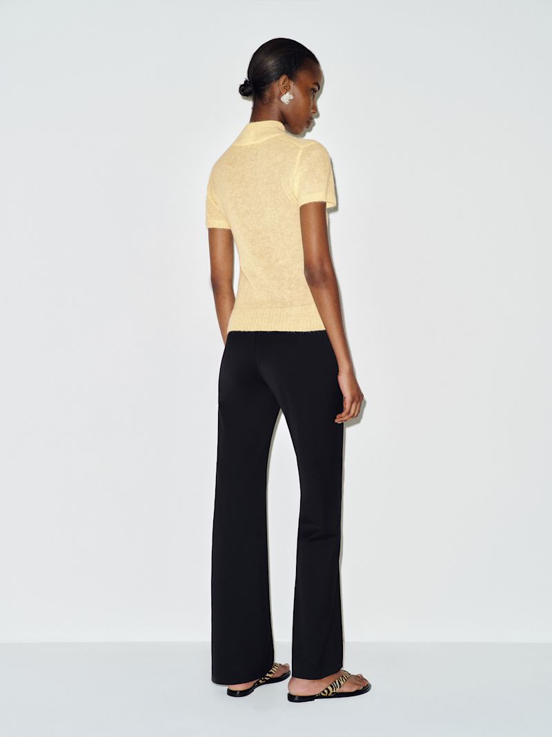 Pineapple Laurel Sheer Alpaca Mock Neck - Image 4