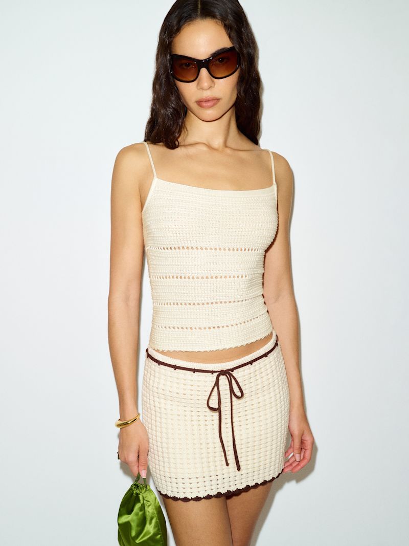 Fior Di Latte Starling Cotton Sweater Tank - Image 2