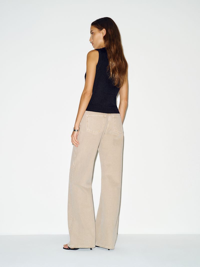 Black Roxana Cashmere Sweater Tank - Image 4