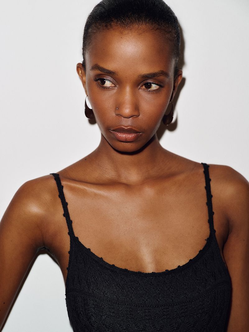 Black River Cotton Crochet Sweater Dress - Image 4