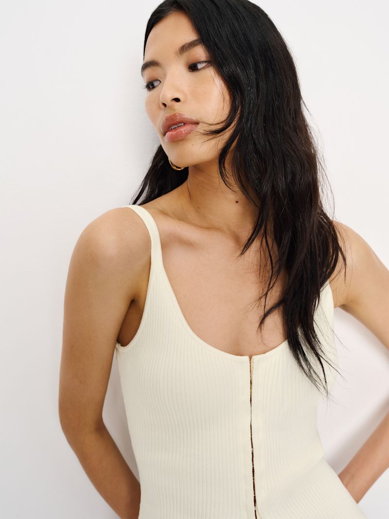 Fior Di Latte Eloise Cotton Sweater Tank - Image 2