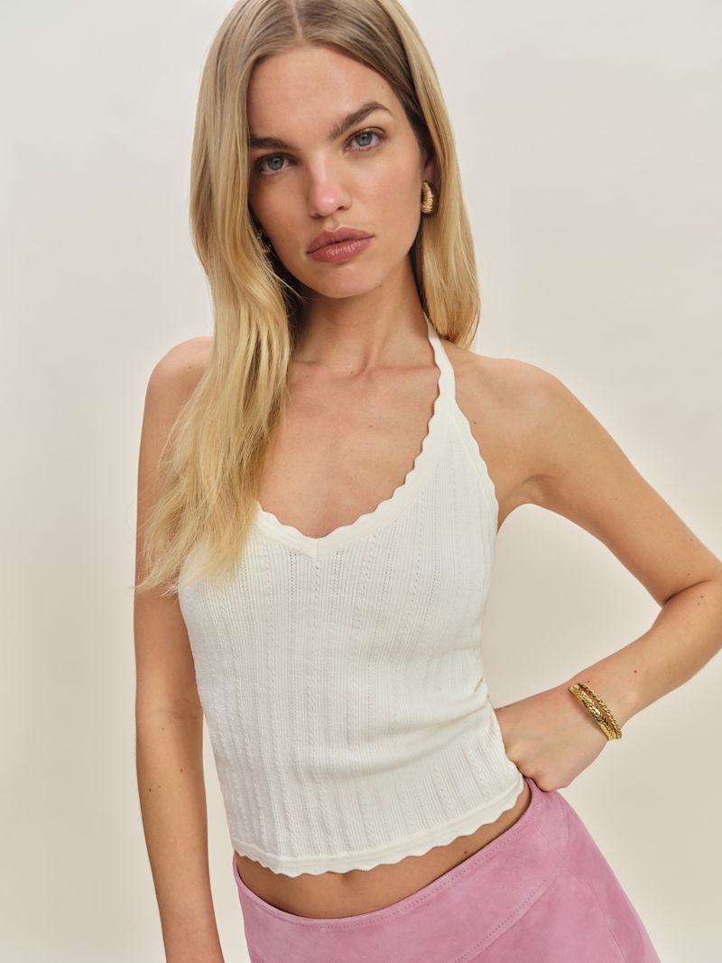Fior Di Latte Christina Cotton Sweater Tank - Image 2