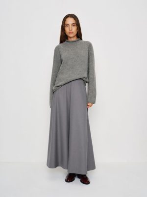 Mid Grey Chamomile Regenerative Wool Sweater
