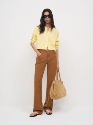 Pineapple Clara Cotton Crew Cardigan