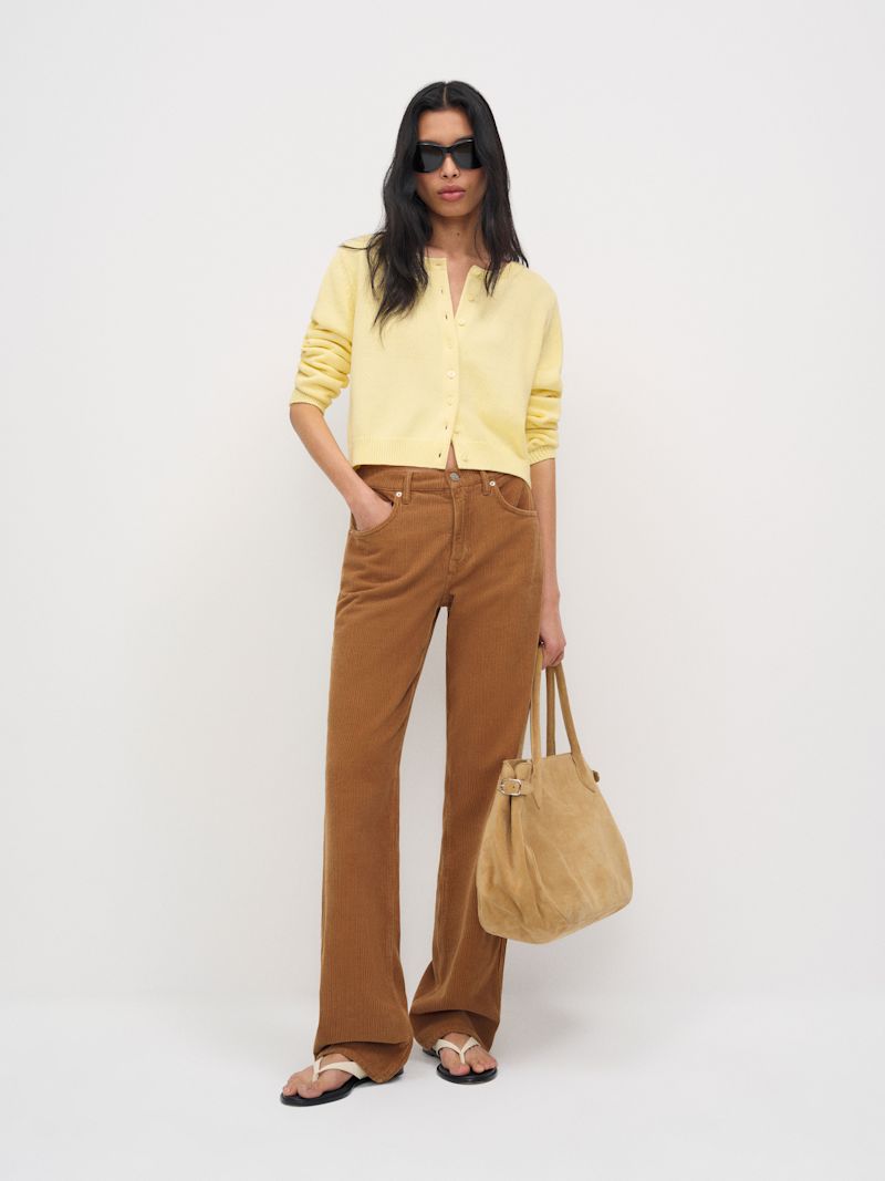 Pineapple Clara Cotton Crew Cardigan