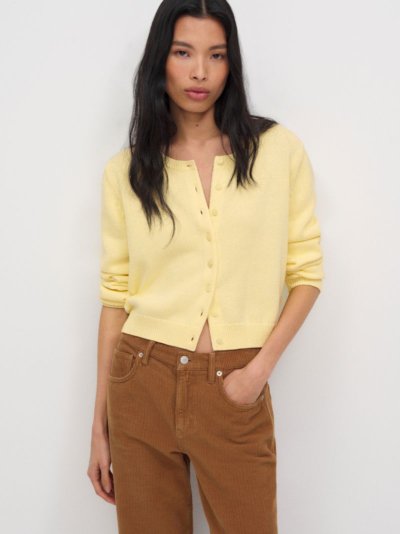 Pineapple Clara Cotton Crew Cardigan - Image 2
