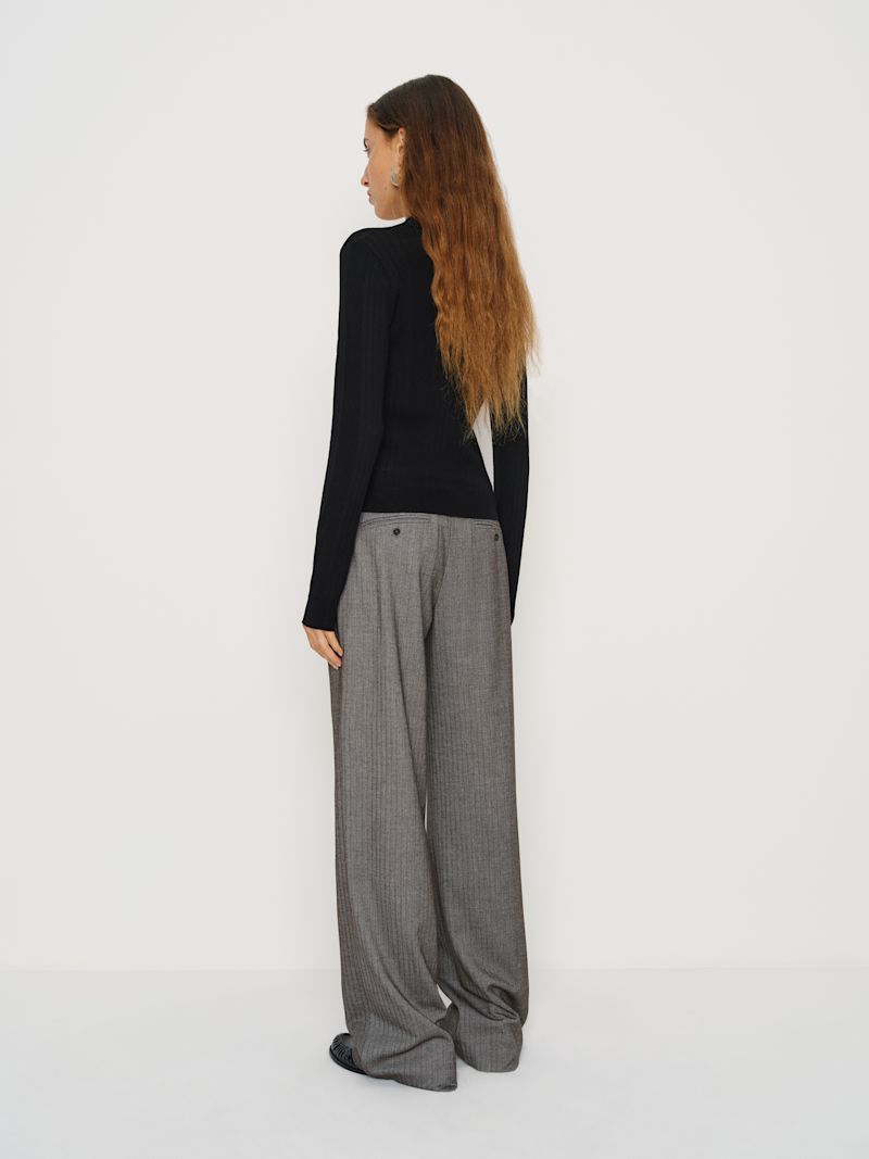 Black Hermia Regenerative Merino Polo - Image 4
