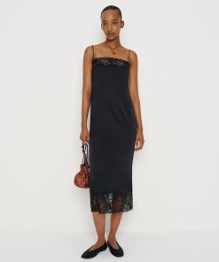 Black Mackenzie Silk Dress