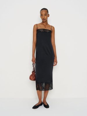 Black Mackenzie Silk Dress